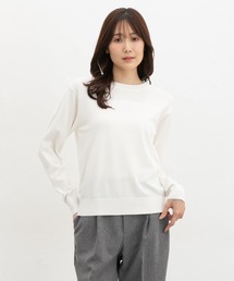 クルーネックニット