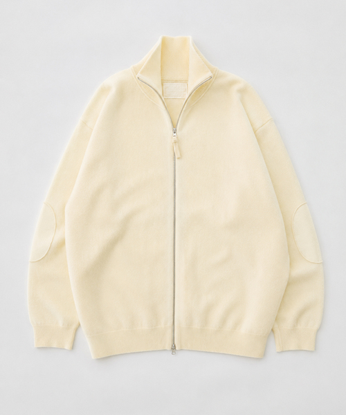 EDIFICE(エディフィス)の「《EDIFICE by PIPPIOLINO》エルボーパッチ ドライバーズニット(ニット/セーター・メンズ・チャコールグレー/ブラウン/ブルー/アイボリー・MEDIUM/LARGE)」の2枚目の写真