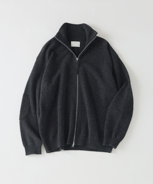EDIFICE(エディフィス)の「《EDIFICE by PIPPIOLINO》エルボーパッチ ドライバーズニット(ニット/セーター・メンズ・チャコールグレー/ブラウン/ブルー/アイボリー・MEDIUM/LARGE)」の14枚目の写真