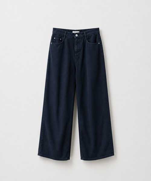 CANAL JEAN(キャナルジーン)の「El mar カラーツイル5ポケットパンツ(その他パンツ・レディース・バーガンディー/チャコールグレー/ネイビー・MEDIUM/SMALL)」の2枚目の写真