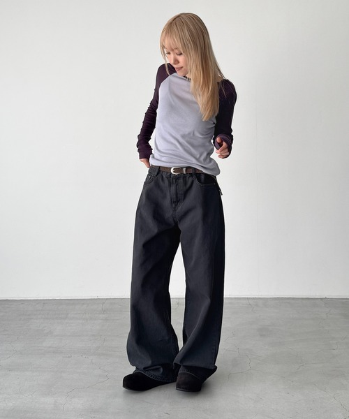 CANAL JEAN(キャナルジーン)の「El mar カラーツイル5ポケットパンツ(その他パンツ・レディース・バーガンディー/チャコールグレー/ネイビー・MEDIUM/SMALL)」の15枚目の写真