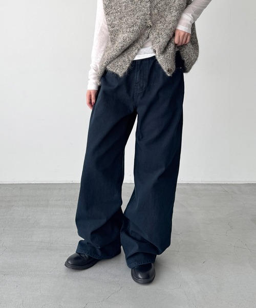 CANAL JEAN(キャナルジーン)の「El mar カラーツイル5ポケットパンツ(その他パンツ・レディース・バーガンディー/チャコールグレー/ネイビー・MEDIUM/SMALL)」の16枚目の写真