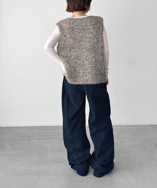 CANAL JEAN(キャナルジーン)の「El mar カラーツイル5ポケットパンツ(その他パンツ・レディース・バーガンディー/チャコールグレー/ネイビー・MEDIUM/SMALL)」の18枚目の写真