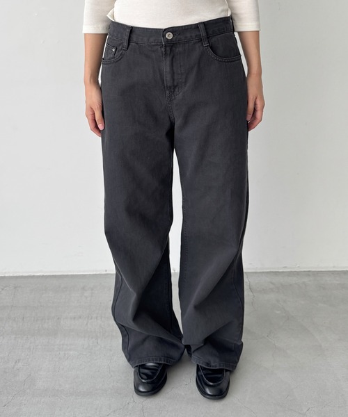 CANAL JEAN(キャナルジーン)の「El mar カラーツイル5ポケットパンツ(その他パンツ・レディース・バーガンディー/チャコールグレー/ネイビー・MEDIUM/SMALL)」の11枚目の写真