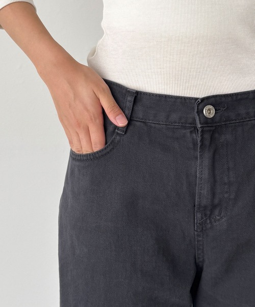 CANAL JEAN(キャナルジーン)の「El mar カラーツイル5ポケットパンツ(その他パンツ・レディース・バーガンディー/チャコールグレー/ネイビー・MEDIUM/SMALL)」の4枚目の写真