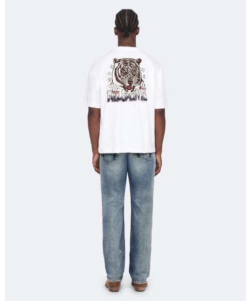 ALLSAINTS(オールセインツ)の「TIGERESS RELAXED GRAPHIC T-SHIRT | TIGRESS リラックス グラフィック Tシャツ(Tシャツ/カットソー・メンズ・ホワイト・M/XS/L/S)」の4枚目の写真