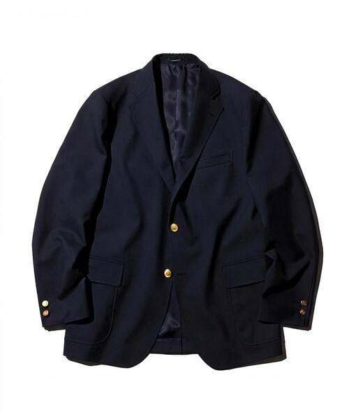 J.PRESS(ジェイプレス)の「【1st Blazer】ウールポリエステル シングルブレザー / 背抜き(テーラードジャケット・メンズ・ネイビー系・32/34/36/38/40/42)」の1枚目の写真