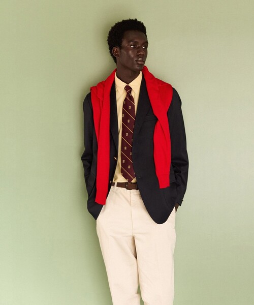 J.PRESS(ジェイプレス)の「【1st Blazer】ウールポリエステル シングルブレザー / 背抜き(テーラードジャケット・メンズ・ネイビー系・32/34/36/38/40/42)」の2枚目の写真