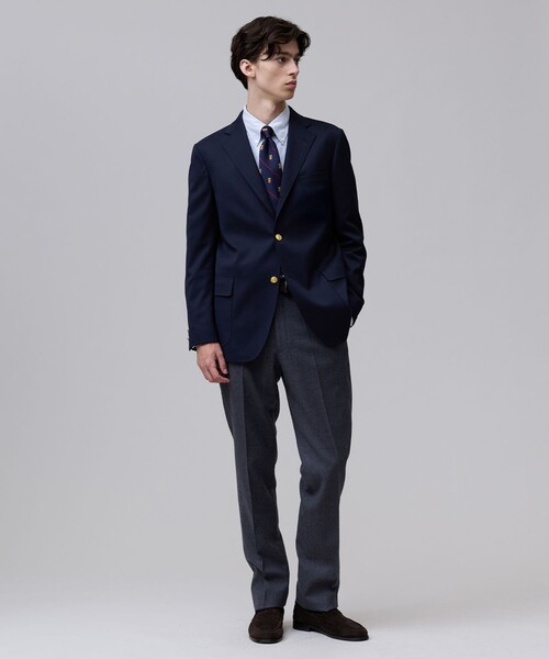 J.PRESS(ジェイプレス)の「【1st Blazer】ウールポリエステル シングルブレザー / 背抜き(テーラードジャケット・メンズ・ネイビー系・32/34/36/38/40/42)」の7枚目の写真