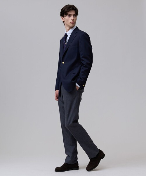 J.PRESS(ジェイプレス)の「【1st Blazer】ウールポリエステル シングルブレザー / 背抜き(テーラードジャケット・メンズ・ネイビー系・32/34/36/38/40/42)」の8枚目の写真