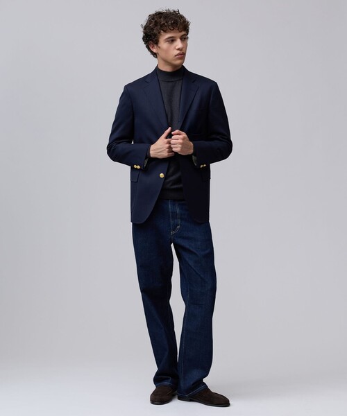 J.PRESS(ジェイプレス)の「【1st Blazer】ウールポリエステル シングルブレザー / 背抜き(テーラードジャケット・メンズ・ネイビー系・32/34/36/38/40/42)」の10枚目の写真