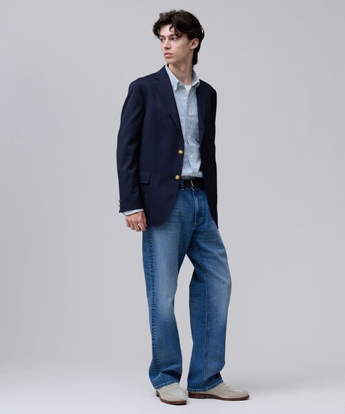 J.PRESS(ジェイプレス)の「【1st Blazer】ウールポリエステル シングルブレザー / 背抜き(テーラードジャケット・メンズ・ネイビー系・32/34/36/38/40/42)」の14枚目の写真