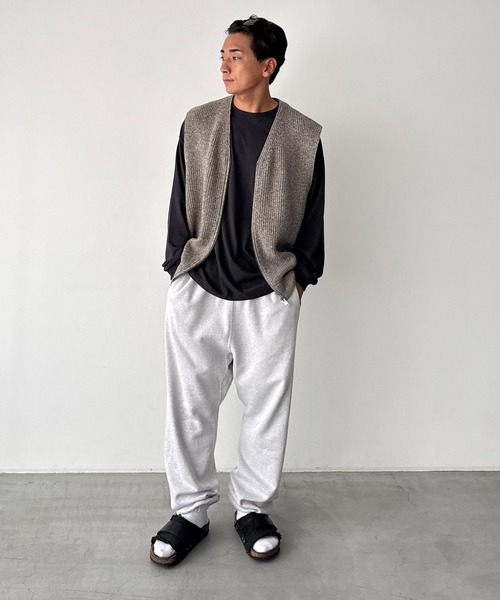 CANAL JEAN（キャナルジーン）の「choice_cnl/SEIRTAND　ウールリブZIPベスト（ベスト・レディース・グレー・MEDIUM）」の8枚目の写真