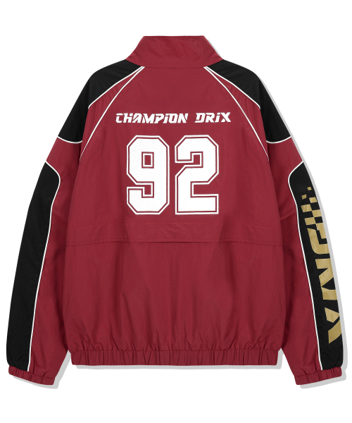 DRIX(ドリックス)の「配色パイピングレーシングジャケット_レッド(ナイロンジャケット・メンズ・その他・XX-LARGE/MEDIUM/LARGE/X-LARGE)」の5枚目の写真