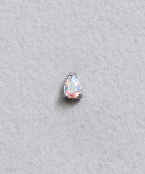 Zoule(ゾーラ)の「Zoule ゾーラ:First pierce ファーストピアス FPZ-6 ピアス(ピアス(片耳用)・レディース・ラメ/パープル・FREE)」の1枚目の写真