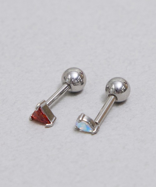 Zoule(ゾーラ)の「Zoule ゾーラ:First pierce ファーストピアス FPZ-6 ピアス(ピアス(片耳用)・レディース・ラメ/パープル・FREE)」の5枚目の写真