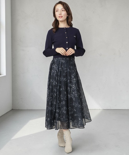SWINGLE（スウィングル）の「ロゴ刺繍ニットカーディガン（カーディガン/ボレロ・レディース・レッド/ネイビー/カーキ・FREE）」の15枚目の写真