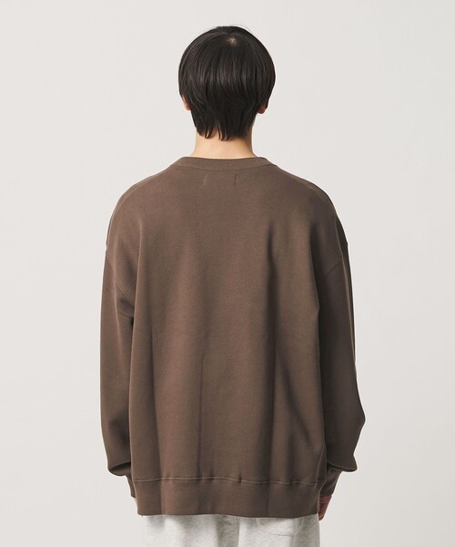 NICE WEATHER（ナイスウェザー）の「＜NICE WEATHER＞NICE ロゴスウェット（スウェット・メンズ・ライトグレー/モカ/パープル・S/XS/L/M/XL）」の14枚目の写真