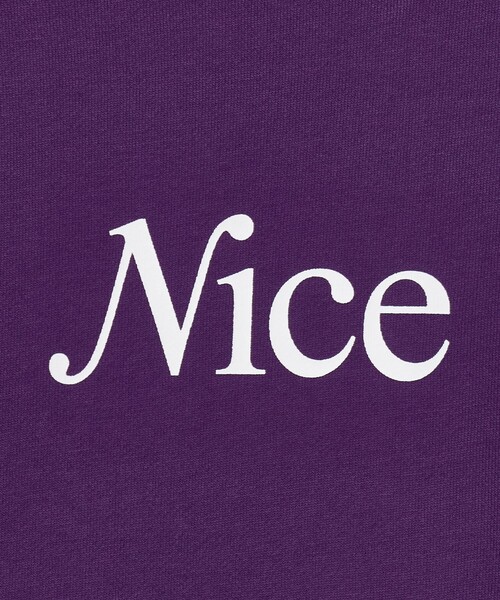 NICE WEATHER（ナイスウェザー）の「＜NICE WEATHER＞NICE ロゴスウェット（スウェット・メンズ・ライトグレー/モカ/パープル・S/XS/L/M/XL）」の18枚目の写真