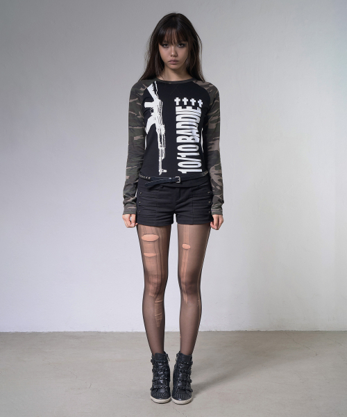FANCY CLUB(ファンシークラブ)の「BADEE スナイパー ロングスリーブ (CAMO) F26ZB532(Tシャツ/カットソー・レディース・その他・FREE)」の3枚目の写真