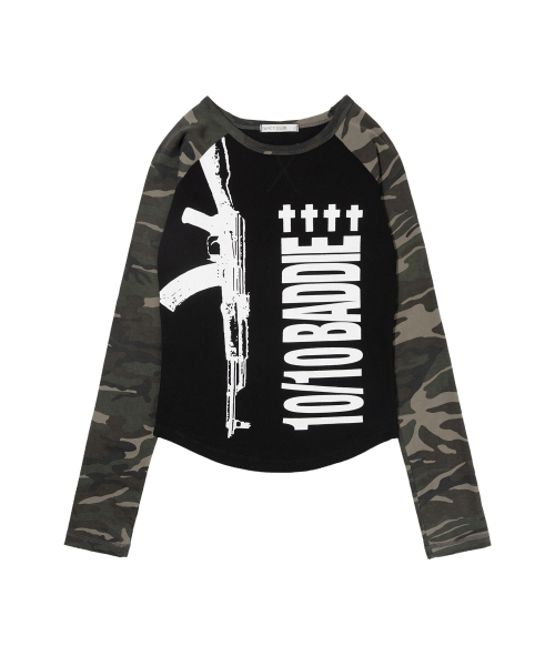 FANCY CLUB(ファンシークラブ)の「BADEE スナイパー ロングスリーブ (CAMO) F26ZB532(Tシャツ/カットソー・レディース・その他・FREE)」の5枚目の写真