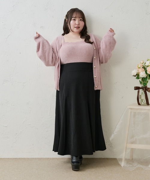 Louiosy(ルオシー)の「【Louiosy】【大きいサイズ】バックリボンマーメイドスカート(スカート・レディース・ブラック系その他/ブラック・4L/X-LARGE/3L)」の21枚目の写真