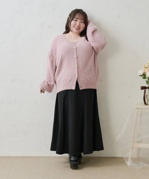 Louiosy(ルオシー)の「【Louiosy】【大きいサイズ】バックリボンマーメイドスカート(スカート・レディース・ブラック系その他/ブラック・4L/X-LARGE/3L)」の22枚目の写真