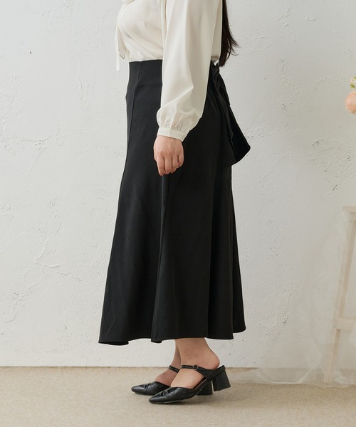 Louiosy(ルオシー)の「【Louiosy】【大きいサイズ】バックリボンマーメイドスカート(スカート・レディース・ブラック系その他/ブラック・4L/X-LARGE/3L)」の17枚目の写真