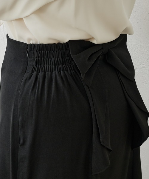 Louiosy(ルオシー)の「【Louiosy】【大きいサイズ】バックリボンマーメイドスカート(スカート・レディース・ブラック系その他/ブラック・4L/X-LARGE/3L)」の10枚目の写真