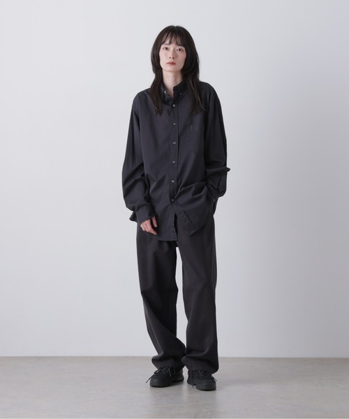 Y（ワイ）の「Ｙ /  [UNISEX] ORGANIC COTTON TENCEL CHINO TROUSERS（チノパンツ・メンズ・ブラック/ネイビー・MEDIUM/LARGE）」の2枚目の写真