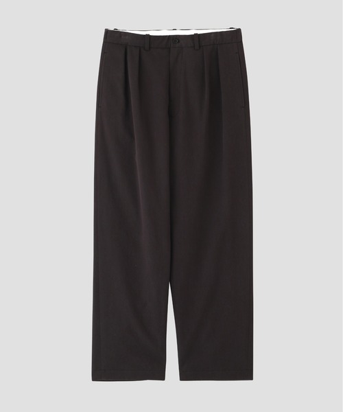 Y（ワイ）の「Ｙ /  [UNISEX] ORGANIC COTTON TENCEL CHINO TROUSERS（チノパンツ・メンズ・ブラック/ネイビー・MEDIUM/LARGE）」の9枚目の写真