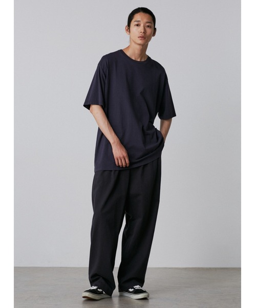 Y（ワイ）の「Ｙ /  [UNISEX] ORGANIC COTTON TENCEL CHINO TROUSERS（チノパンツ・メンズ・ブラック/ネイビー・MEDIUM/LARGE）」の22枚目の写真