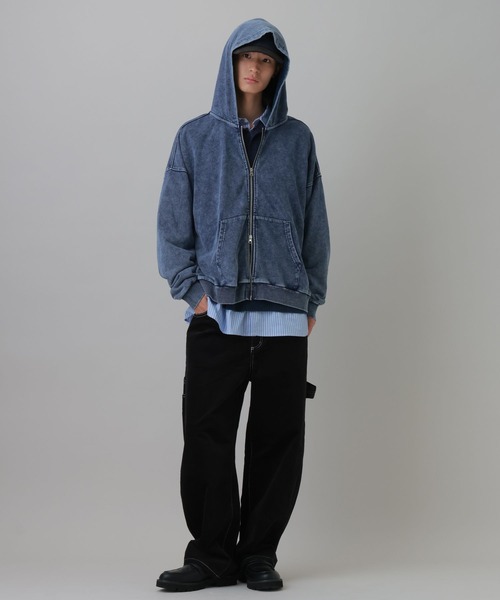 LAKOLE(ラコレ)の「ピグメントZIPフーディー / 819716(パーカー・メンズ・ブルー/レッド/ブラック・MEDIUM/LARGE)」の17枚目の写真