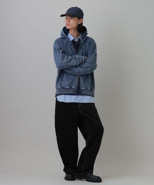 LAKOLE(ラコレ)の「ピグメントZIPフーディー / 819716(パーカー・メンズ・ブルー/レッド/ブラック・MEDIUM/LARGE)」の18枚目の写真