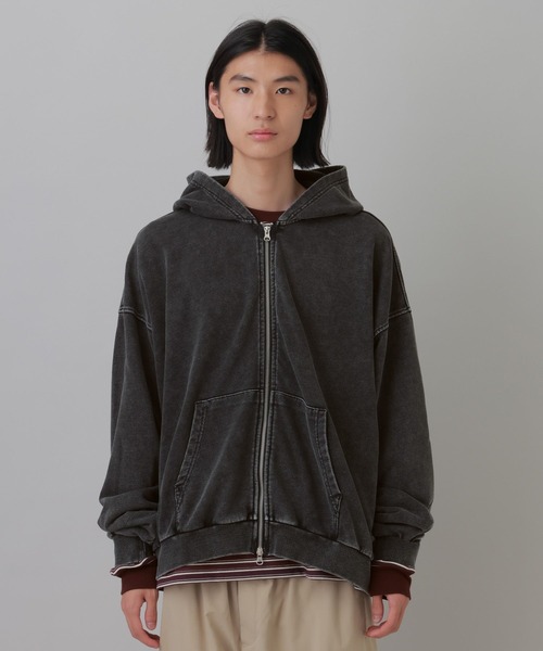 LAKOLE(ラコレ)の「ピグメントZIPフーディー / 819716(パーカー・メンズ・ブルー/レッド/ブラック・MEDIUM/LARGE)」の21枚目の写真