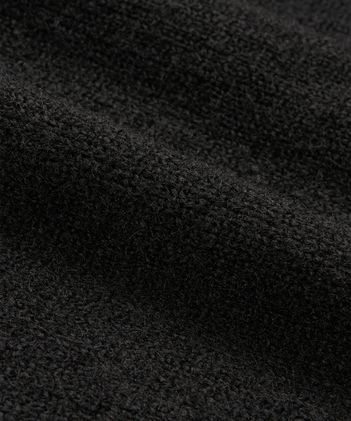 EXCONTAINER(エックスコンテナ)の「ヘアリー vneck クロップドカーディガン (BLACK)(カーディガン/ボレロ・メンズ・その他・MEDIUM/LARGE/X-LARGE)」の6枚目の写真