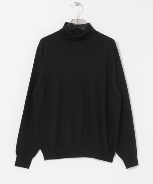 crepuscule(クレプスキュール)の「『別注』crepuscule×URBAN RESEARCH ハイゲージタートル(ニット/セーター・メンズ・ブルー/ブラック/イエロー/グレー/パープル/ベージュ・2/1)」の10枚目の写真
