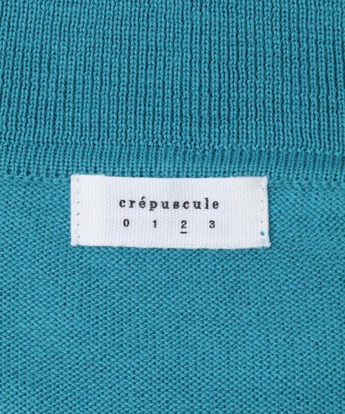 crepuscule(クレプスキュール)の「『別注』crepuscule×URBAN RESEARCH ハイゲージタートル(ニット/セーター・メンズ・ブルー/ブラック/イエロー/グレー/パープル/ベージュ・2/1)」の20枚目の写真