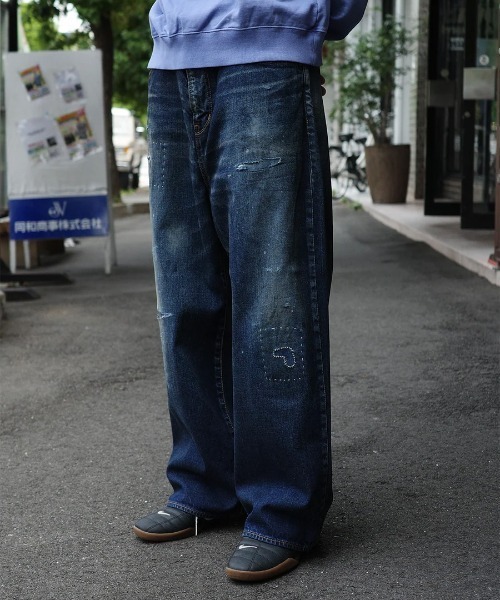 Anachronorm(アナクロノーム)の「【ANACHRONORM】REMAKED WIDE 5P DENIM PANTS(その他パンツ・メンズ・インディゴブルー・32/30)」の7枚目の写真