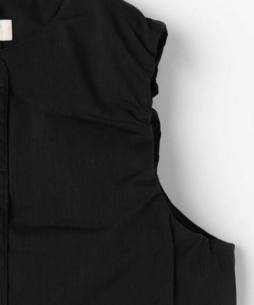 FREAK'S STORE(フリークスストア)の「NANGA/ナンガ HINOC RIPSTOP INNER DOWN VEST W/ヒノックリップストップ インナーダウンベスト(ウィメンズ)(ダウンベスト・レディース・ブラック/オリーブ・MEDIUM)」の7枚目の写真