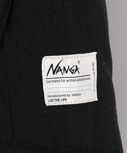 FREAK'S STORE(フリークスストア)の「NANGA/ナンガ HINOC RIPSTOP INNER DOWN VEST W/ヒノックリップストップ インナーダウンベスト(ウィメンズ)(ダウンベスト・レディース・ブラック/オリーブ・MEDIUM)」の11枚目の写真