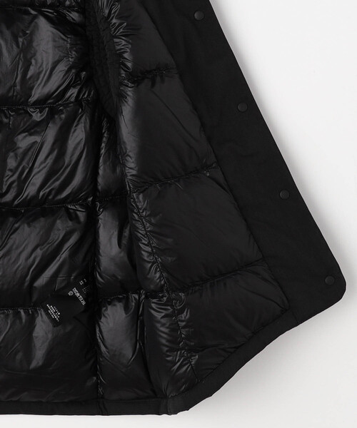 FREAK'S STORE(フリークスストア)の「NANGA/ナンガ HINOC RIPSTOP INNER DOWN VEST W/ヒノックリップストップ インナーダウンベスト(ウィメンズ)(ダウンベスト・レディース・ブラック/オリーブ・MEDIUM)」の13枚目の写真