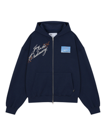 MTTIRE（マティレ）の「JOY ZIP-UP HOODIE / ネイビー（パーカー）」