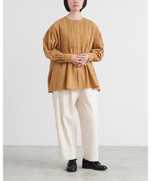 HEAVENLY（ヘブンリー）の「【 HEAVENLY / ヘブンリー 】 Washer Broadcloth Pintuck Blouse / ワッシャー ブロードクロス ピンタック ブラウス　2649072　DLI（シャツ/ブラウス）」