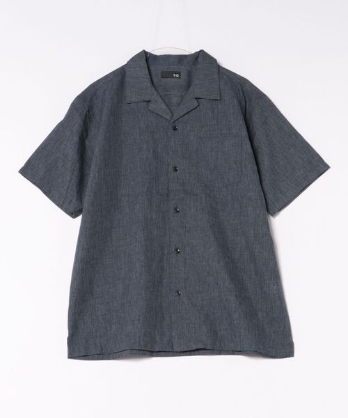 TAKA-Q(タカキュー)の「*シャツ メンズ 半袖 無地 リネン混 麻混 オープンカラー 開襟 ややゆったり(シャツ/ブラウス・メンズ・ネイビー/ブラック/ブラウン・MEDIUM/LARGE/X-LARGE)」の18枚目の写真