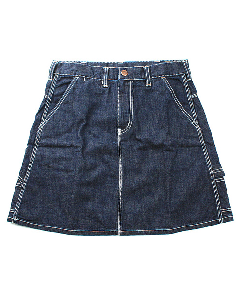 BEAMS BOY(ビームスボーイ)の「BEAMS BOY / デニム ペインターミニスカート(デニムスカート・レディース・ネイビー・0/1)」の3枚目の写真
