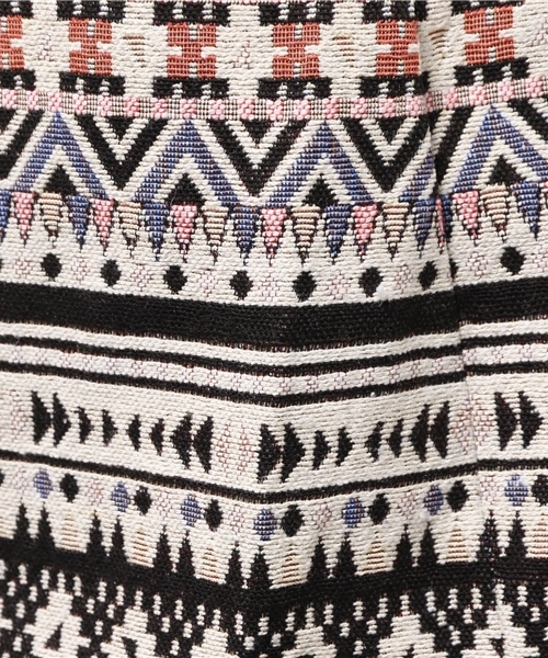 archives（アルシーヴ）の「ジャガード　タイトスカート（スカート・レディース・オフホワイト/ネイビー・MEDIUM）」の9枚目の写真