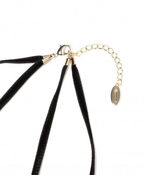 A part by（アパートバイ）の「ベロアリボンチョーカー 734857 （チョーカー・レディース・ブラック・FREE）」の3枚目の写真