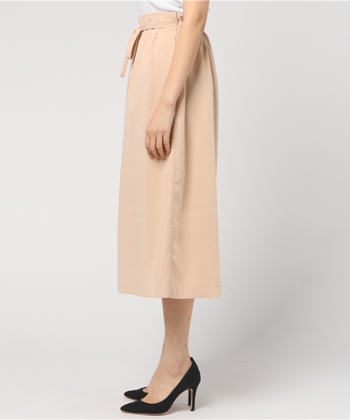 MIIA（ミーア）の「ウエストピンタックガウチョパンツ（その他パンツ・レディース・ピンク/オフホワイト/ブルー/ベージュ・FREE）」の8枚目の写真