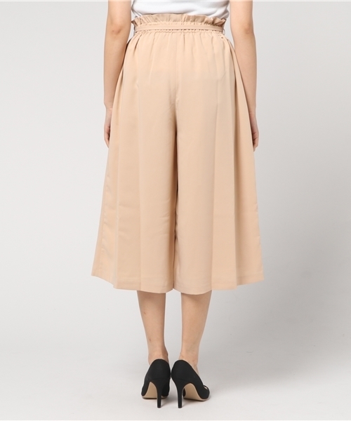 MIIA（ミーア）の「ウエストピンタックガウチョパンツ（その他パンツ・レディース・ピンク/オフホワイト/ブルー/ベージュ・FREE）」の9枚目の写真